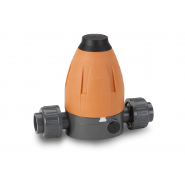 161.586.613 | 3/4 - 586 Pressure Retaining Valve Flanged w/o Gauge - PVC/FKM