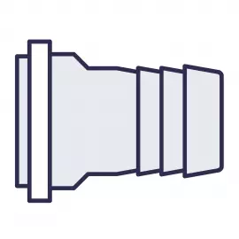 1082 | Hose Barb, Polypropylene - 1" (25 mm)