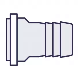 4051 | Hose Barb, PVDF - 0.75" (19 mm)