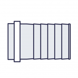 729 | Hose Barb, SS316 - 1.5" (38 mm)