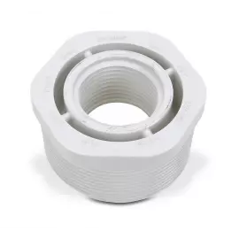 LM52-1400 | Reducer Bushing - 2 inch NPT x 1 inch NPT - PVC - Sch 40