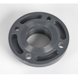 LM53-6850 | Flange - 6 inch ANSI 150# Flange - CPVC - Sch 80 - 1 1/2 inch NPT