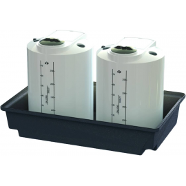 01-34134 | ProChem Combo - 1.5 Tank 200 Gal - Basin Size Gal 220 - Grating 40” x 40”