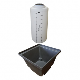 01-34134 | ProChem Combo - 1.5 Tank 200 Gal - Basin Size Gal 220 - Grating 40” x 40”