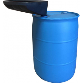 02-31951 | ProChem ClamShell Funnel 8" - Black